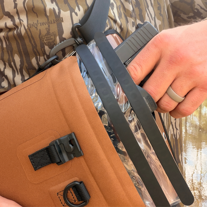 Waterproof Floating Pistol Bag in Coyote Brown