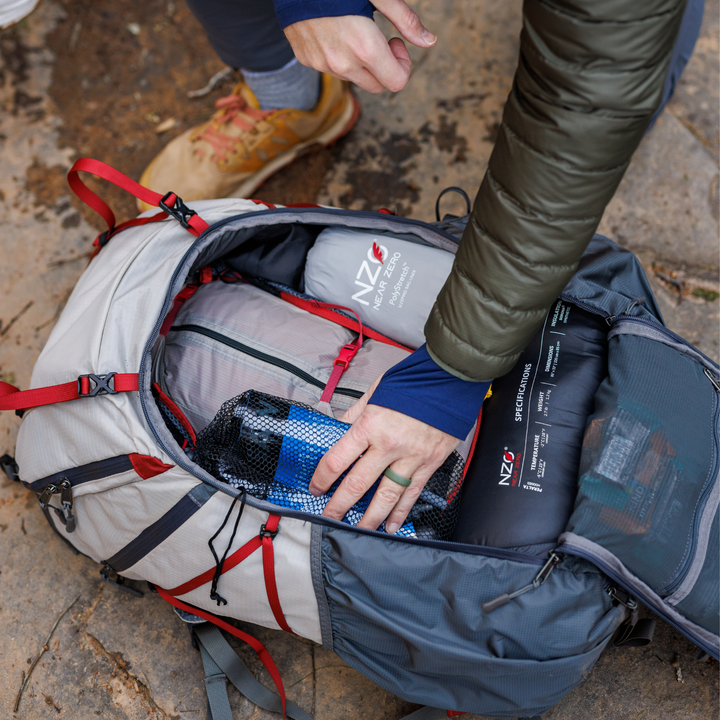 Near Zero Outdoor Gear THE DEAN™ Hiking Backpack 60L