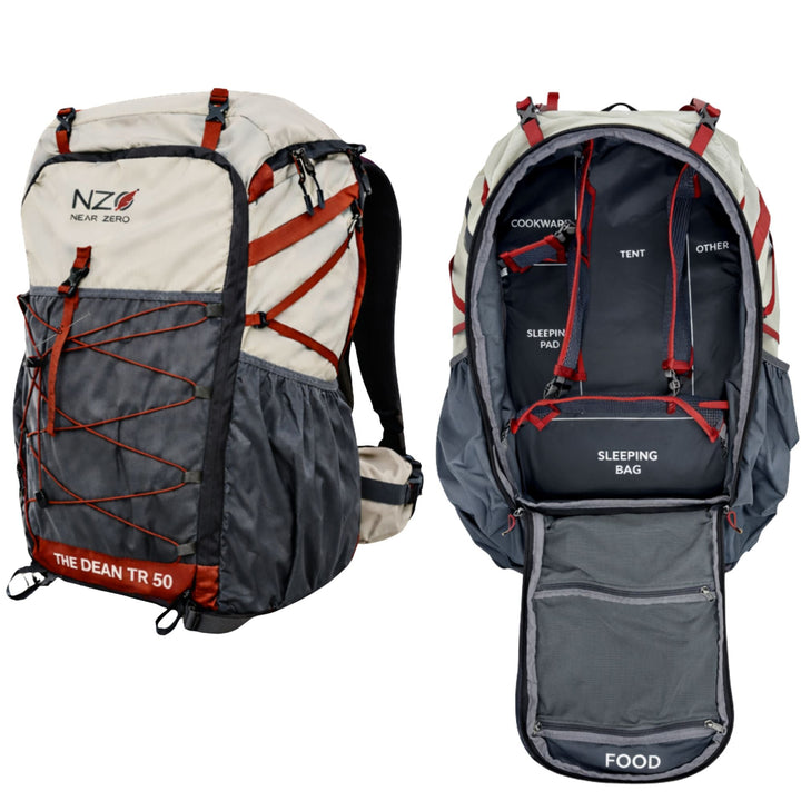 Near Zero Outdoor Gear THE DEAN™ Hiking Backpack 60L
