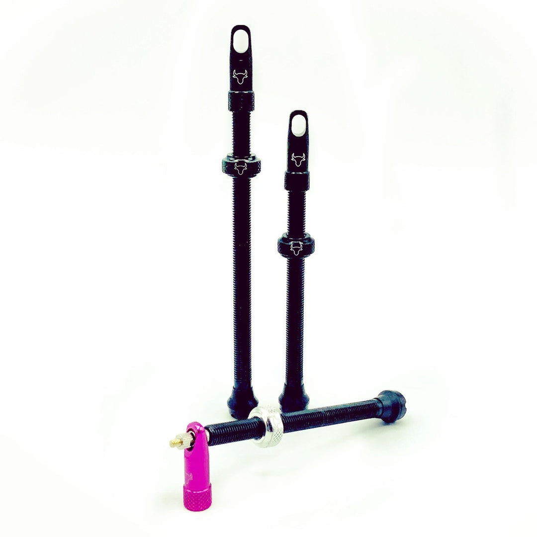 Hold Fast 80mm & 105mm Tubeless Valves for Deep Wheels