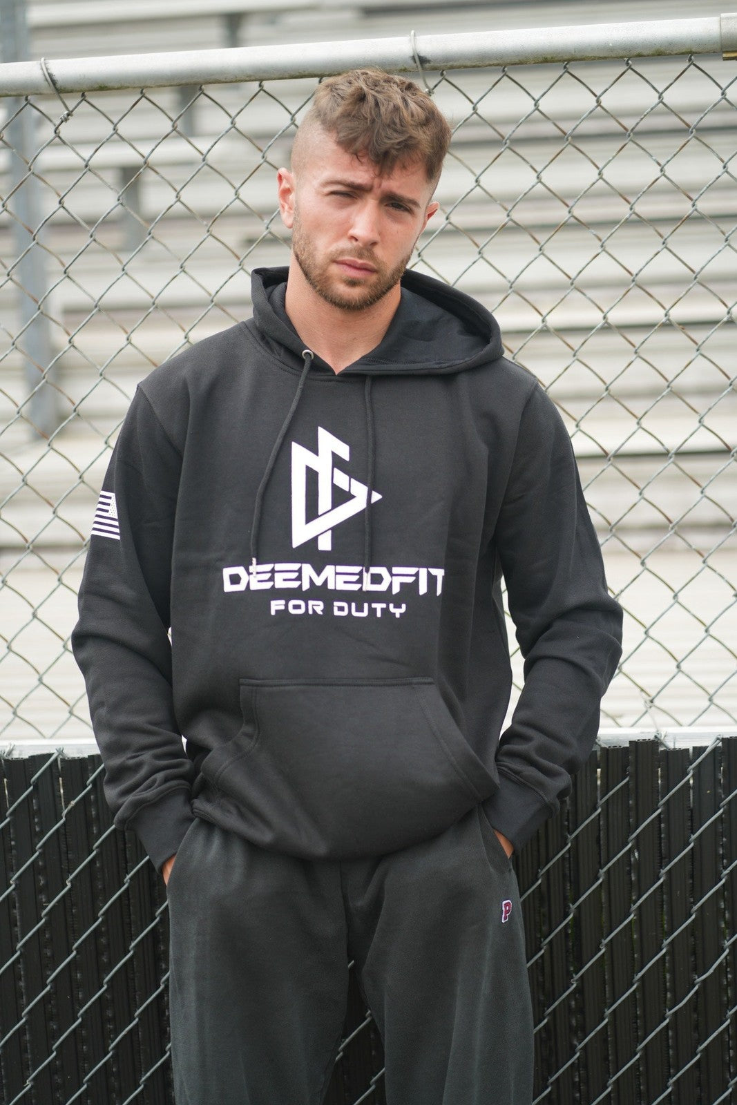 DeemedFit Essential Hoodie - Black