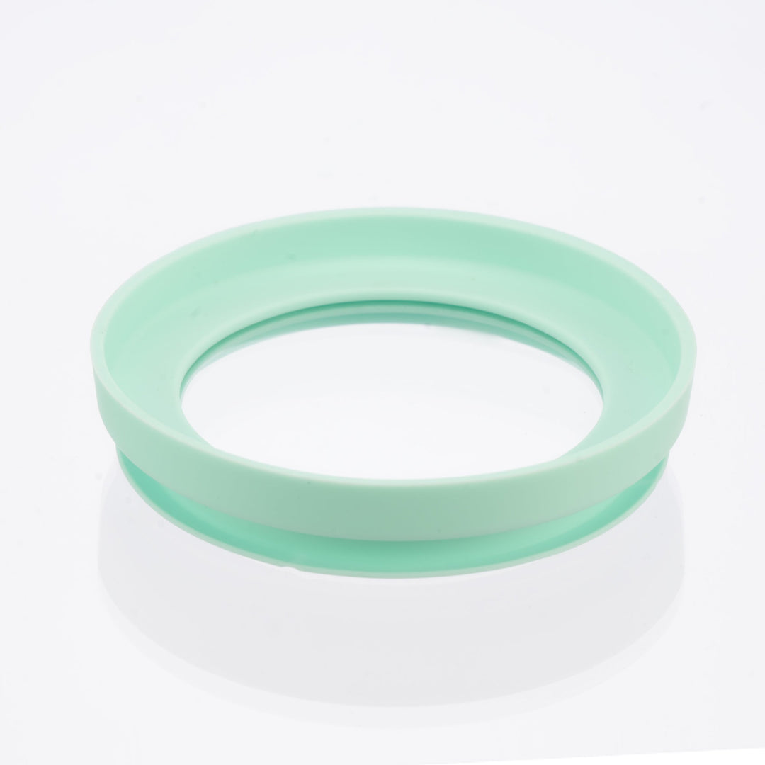 Glass Canister Set & Glass Lid - Diamond Blue