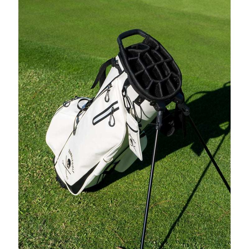 Shank it Golf White Golf Bag