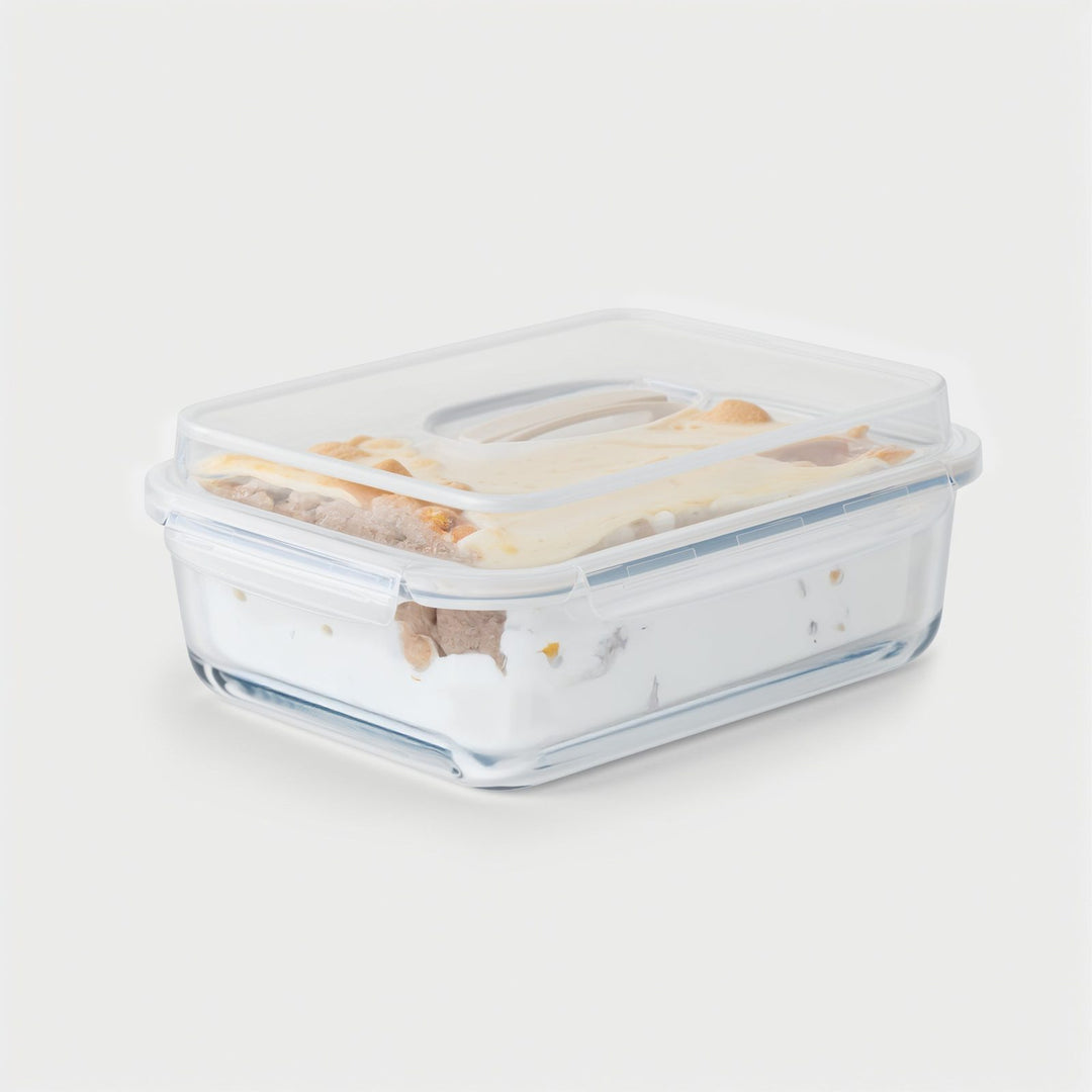 Bake & Carry Glass Set 5 Containers, Vanilla