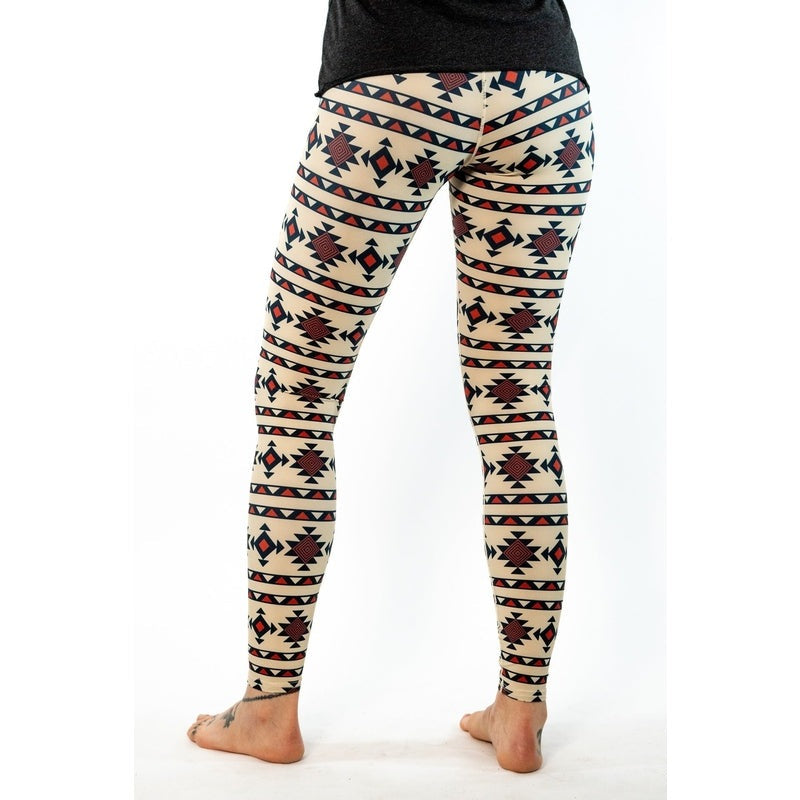 Colorado Threads Oatmeal Aztec Yoga Pants *FINAL SALE*