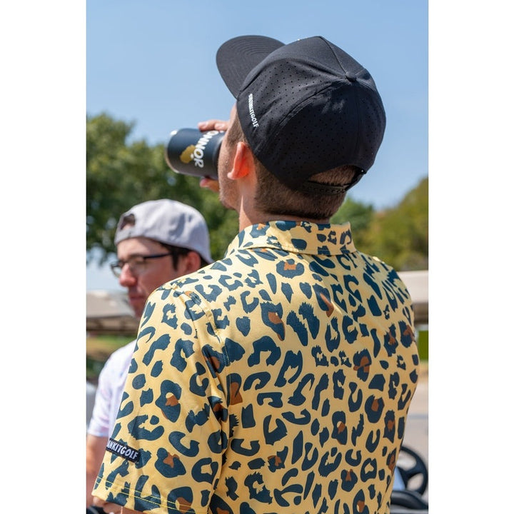 Shank it Golf Cheetah Leopard Polo