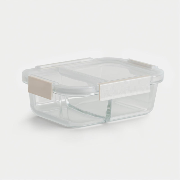 Glass Bento Box - Divided Vanilla