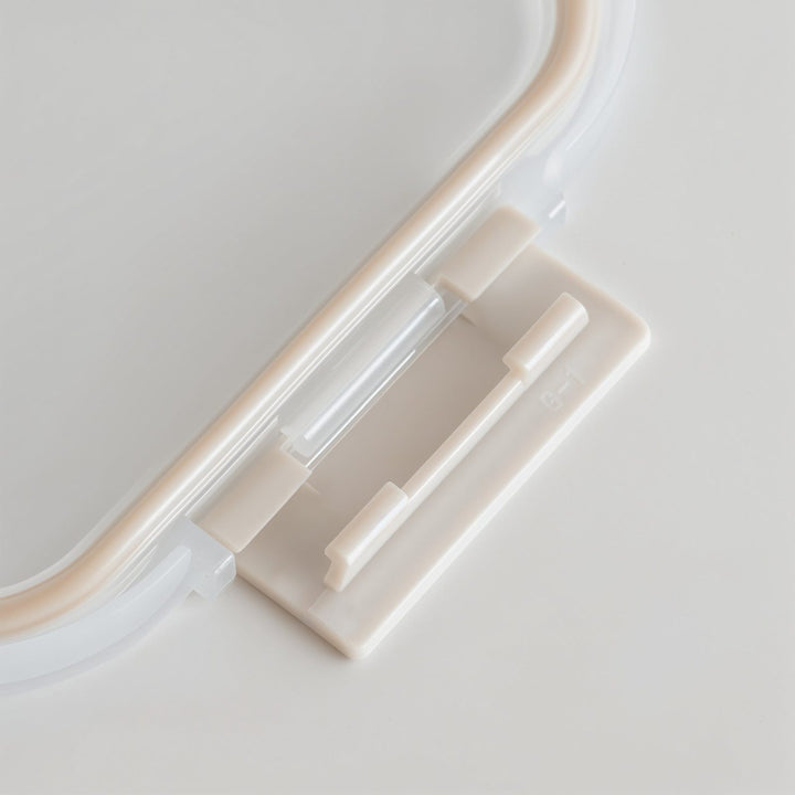 Glass Bento Box - 3 Sections Vanilla