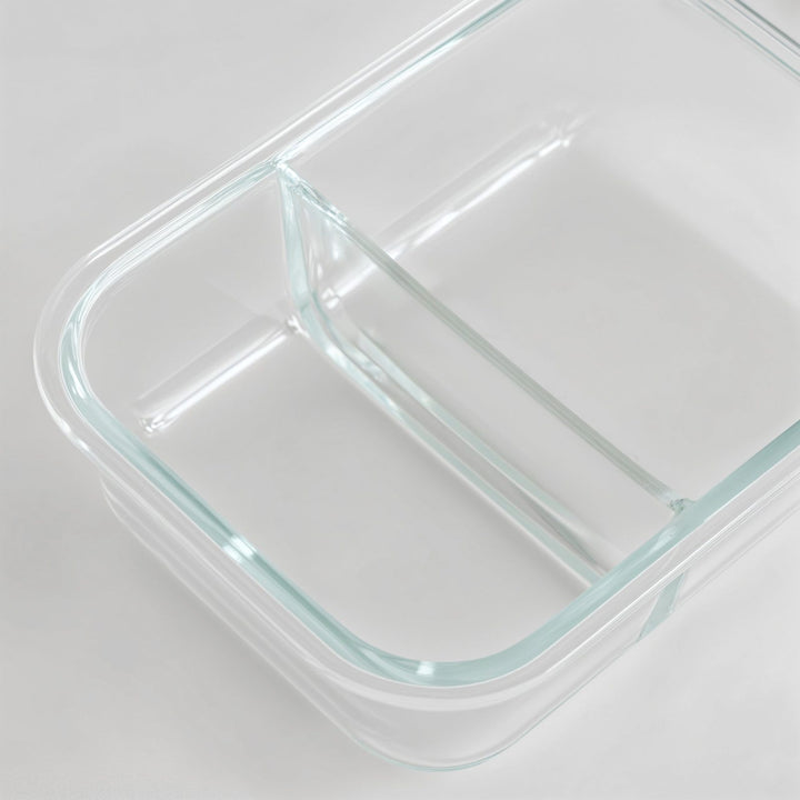 Glass Bento Box - Divided Vanilla