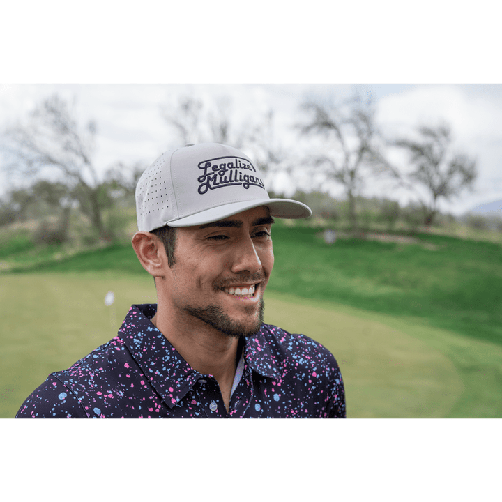 Shank it Golf Legalize Mulligans Gray Golf Hat