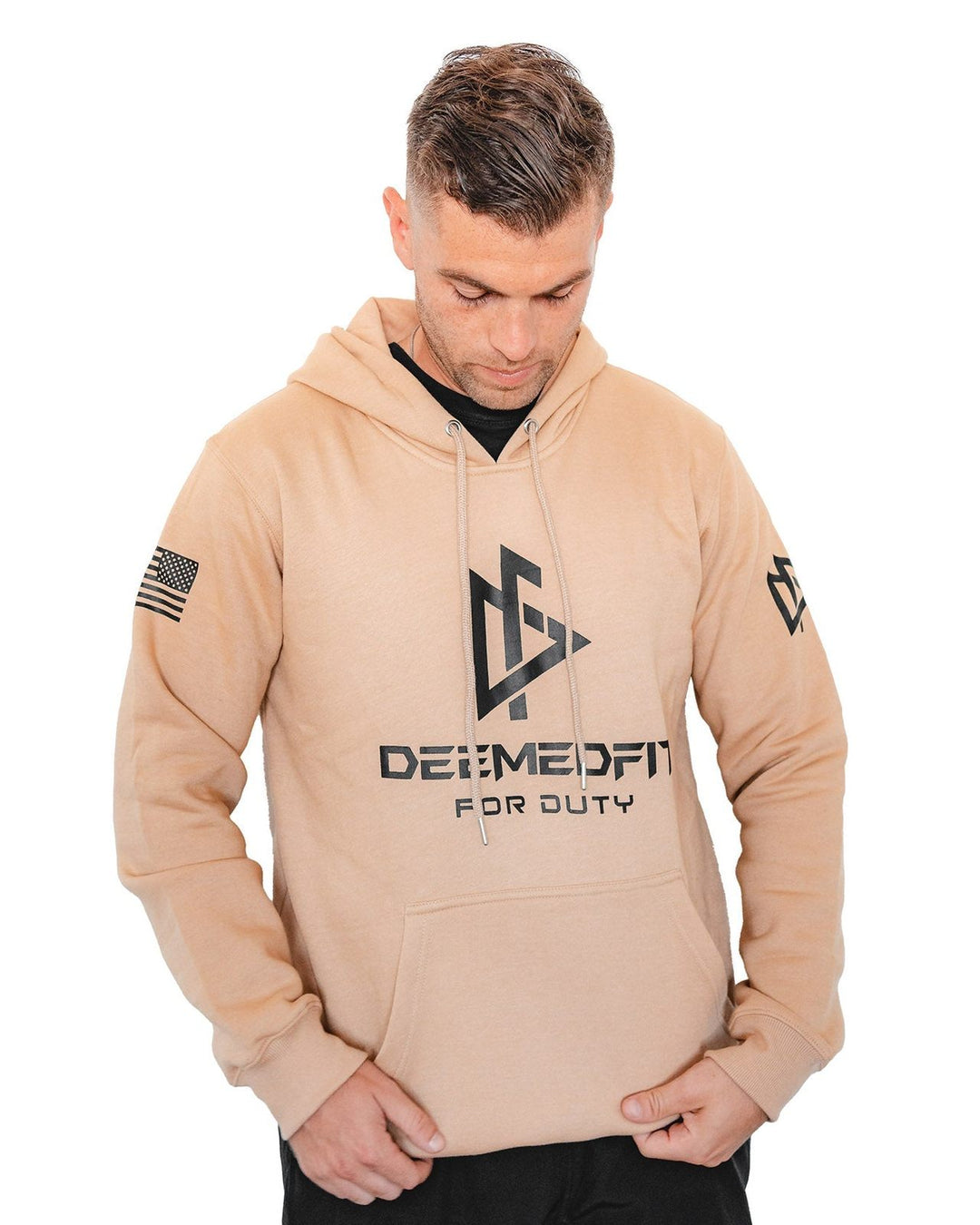 DeemedFit Essential Hoodie - Tan