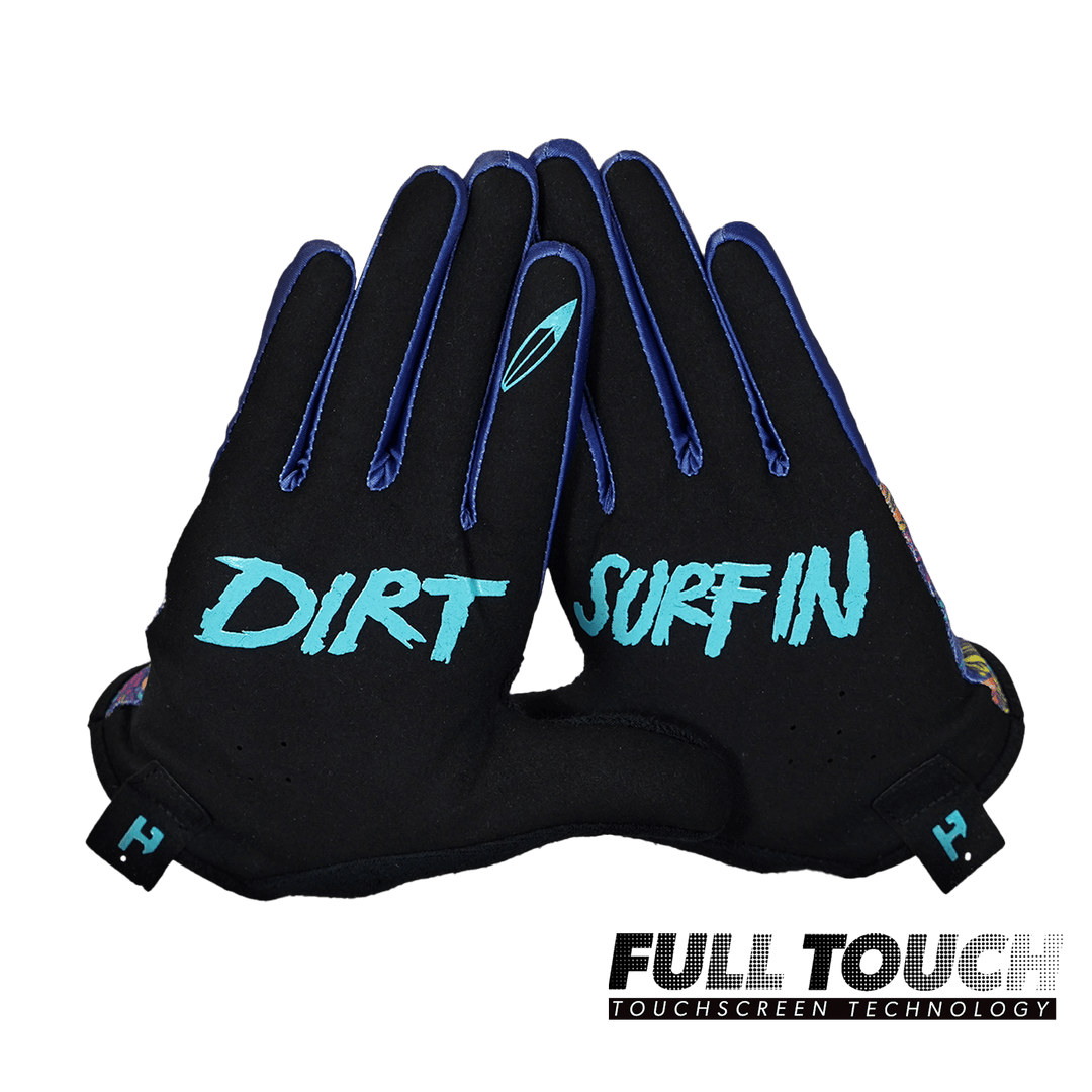 Handup Gloves - Dirt Surfin' Floral