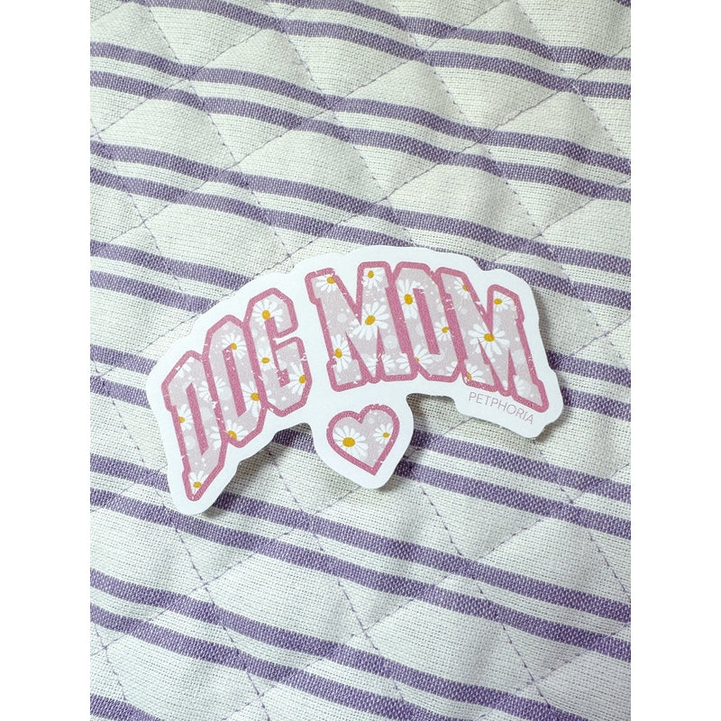 Petphoria Floral Dog Mom Sticker