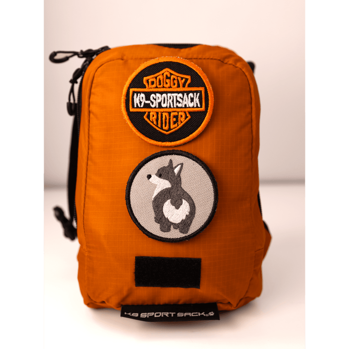 K9 Sport Sack Gray Corgi Bum Patch