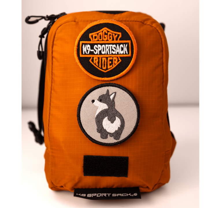 K9 Sport Sack Gray Corgi Bum Patch