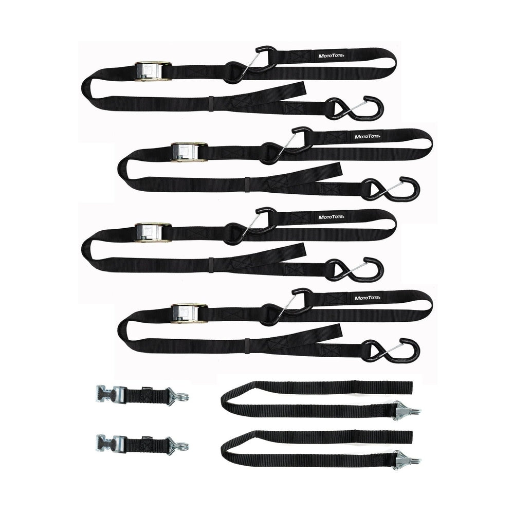 MotoTote Mini Dual Bike Rack & Tie Down Bundle