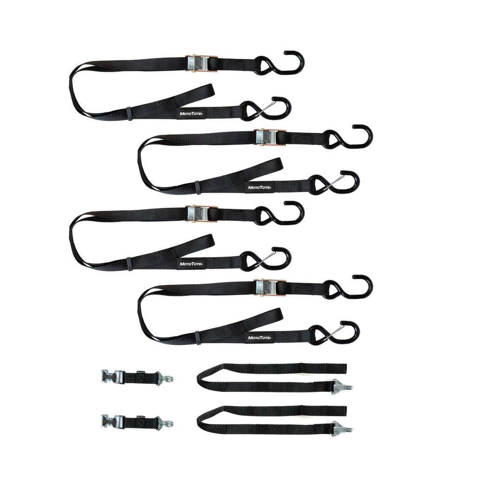 MotoTote Dual E-Bike Tie Down Bundle