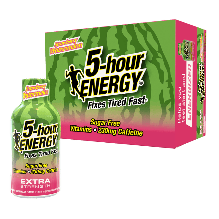 5-hour Energy Strawberry Watermelon Flavor Extra Strength 5-hour ENERGY Shots