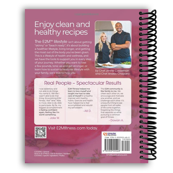 Eager 2 Cook, Healthy Recipes for Healthy Living: Beef & Poultry Spiral Bound