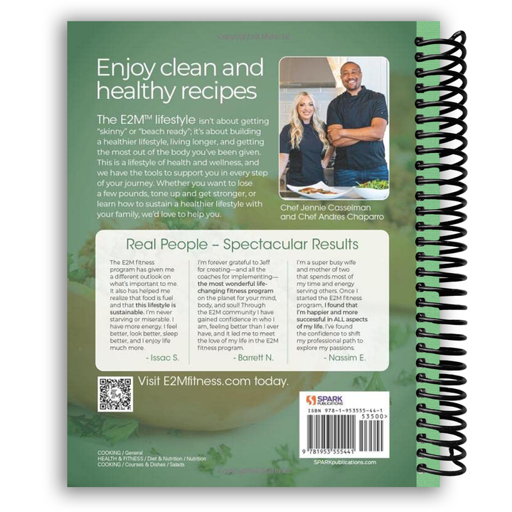 Eager 2 Cook, Healthy Recipes for Healthy Living: Seafood & Salads Spiral Bound
