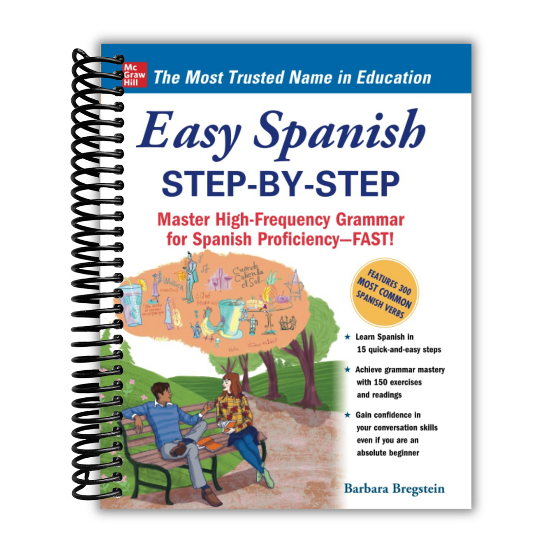 Easy Spanish Step-By-Step: 1st Edition Spiral Bound