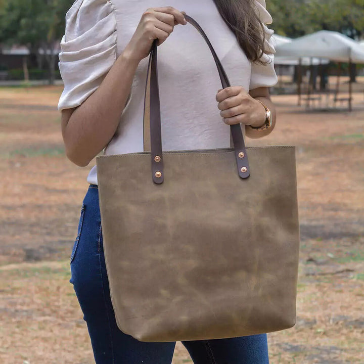 Eden LARGE Leather Tote Bag - Classic