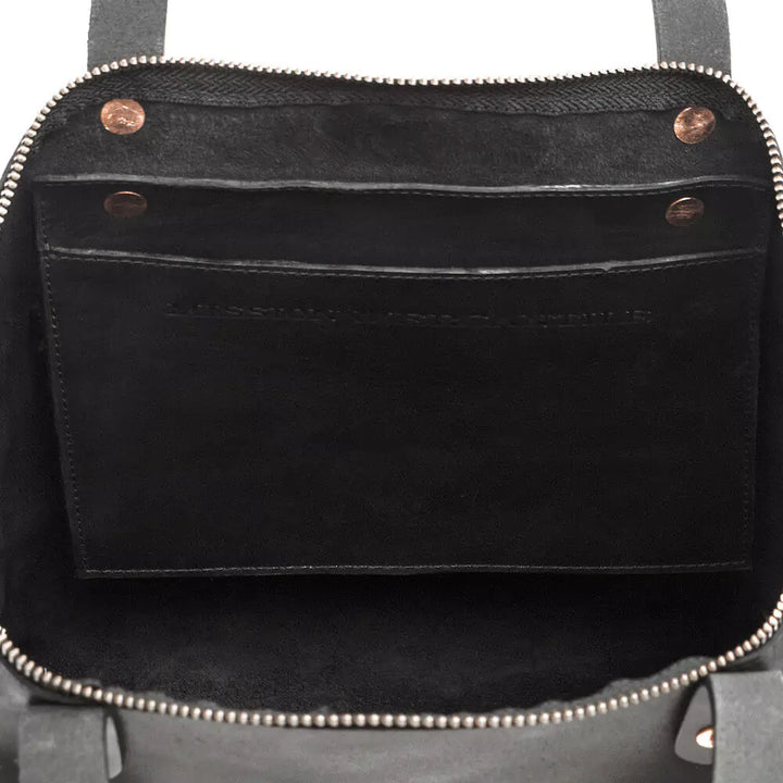 Eden LARGE Leather Tote Bag - Zippered