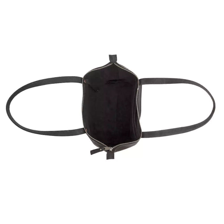 Eden LARGE Leather Tote Bag - Zippered