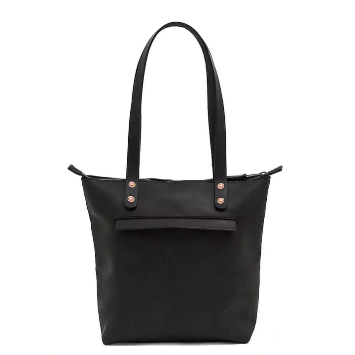Eden MEDIUM Leather Tote Bag - Zippered