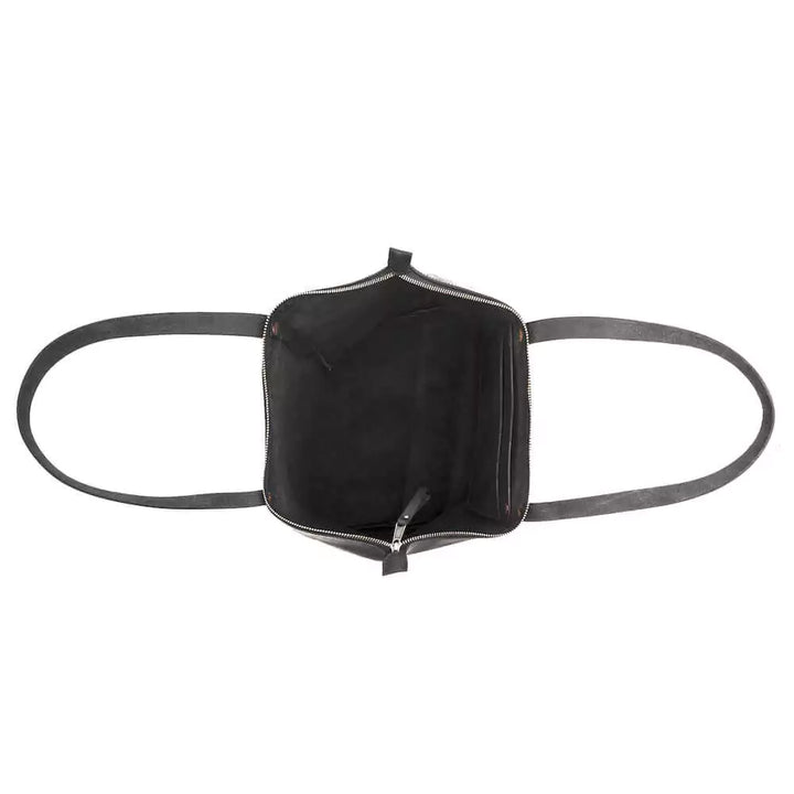 Eden OVERSIZED Leather Tote Bag - Zippered