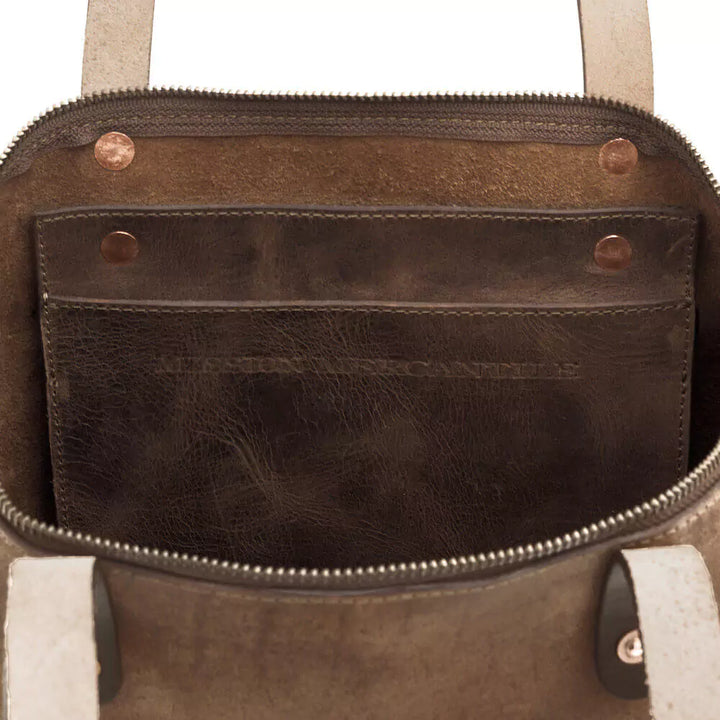 Eden MEDIUM Leather Tote Bag - Zippered