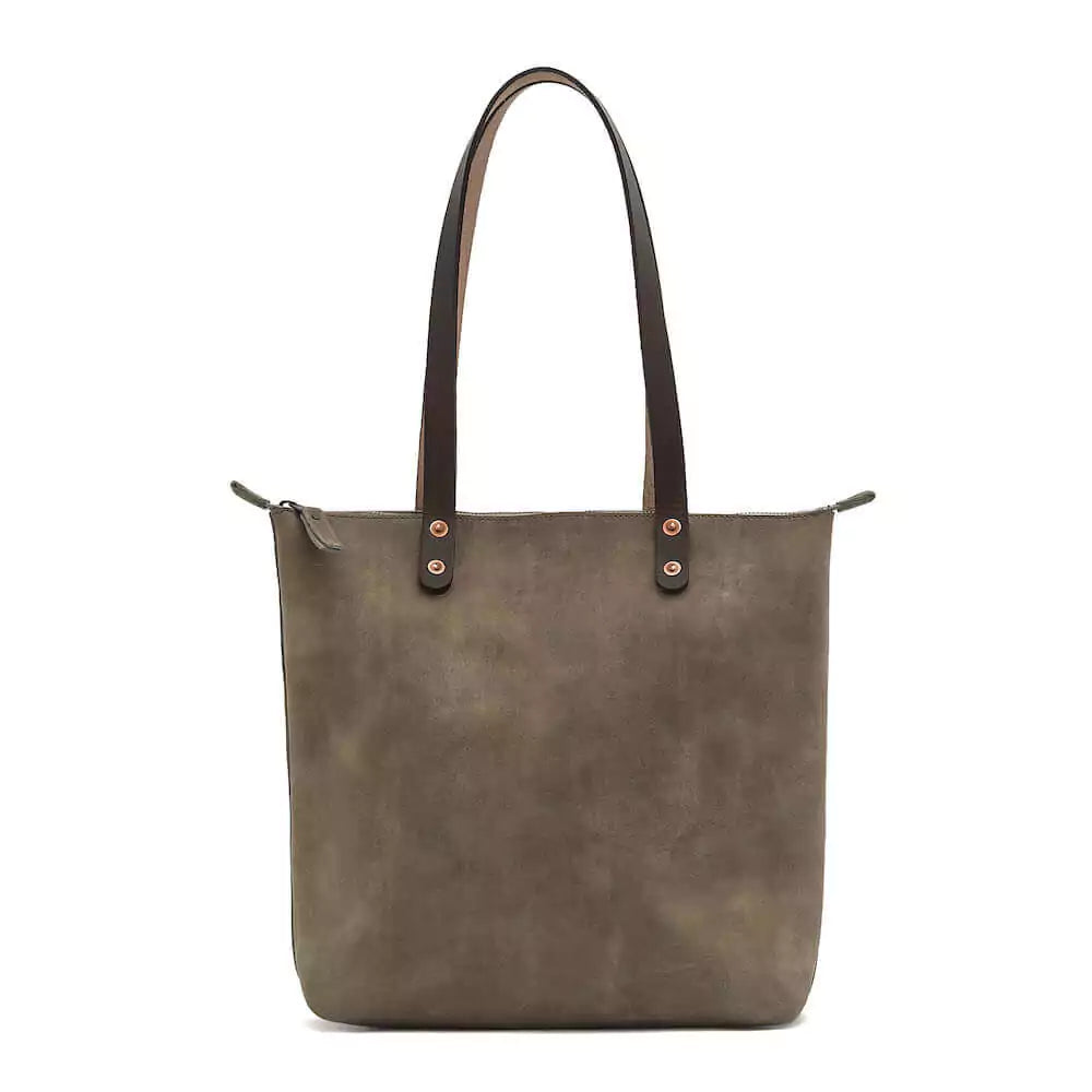 Eden MEDIUM Leather Tote Bag - Zippered