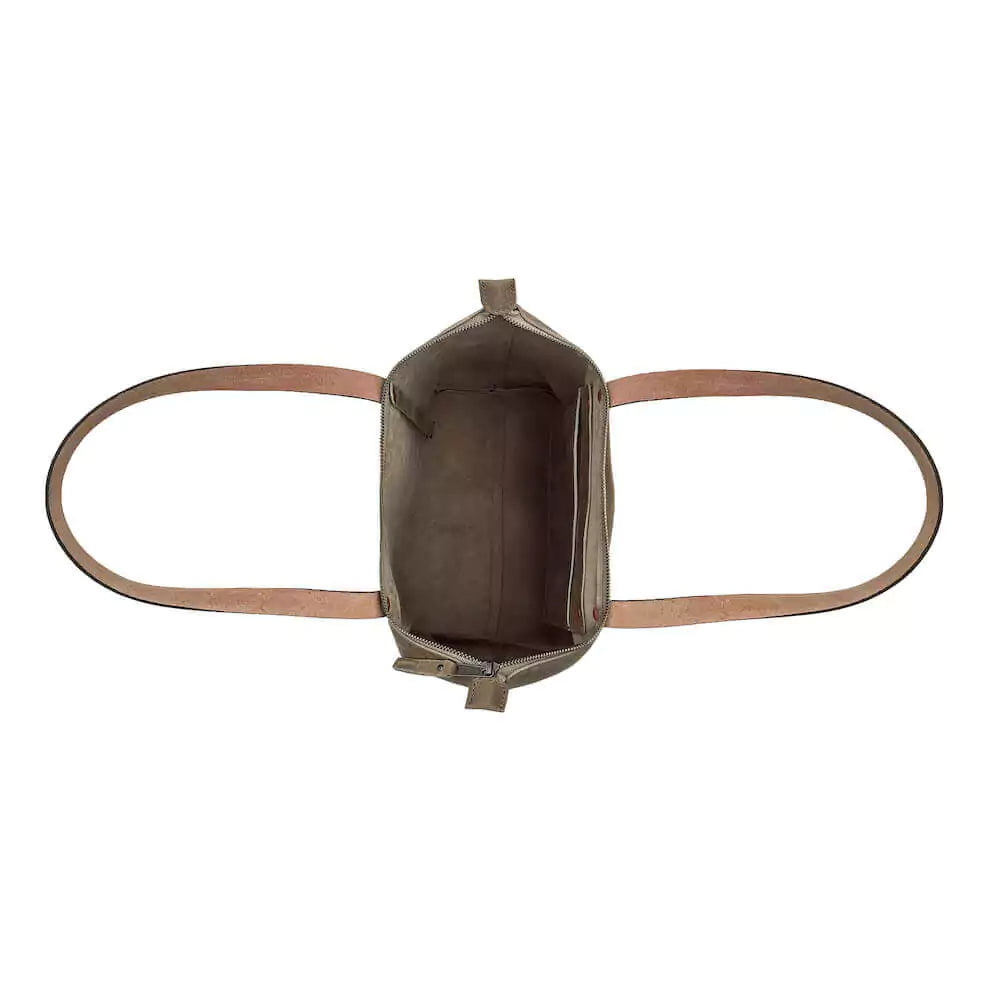 Eden MEDIUM Leather Tote Bag - Zippered