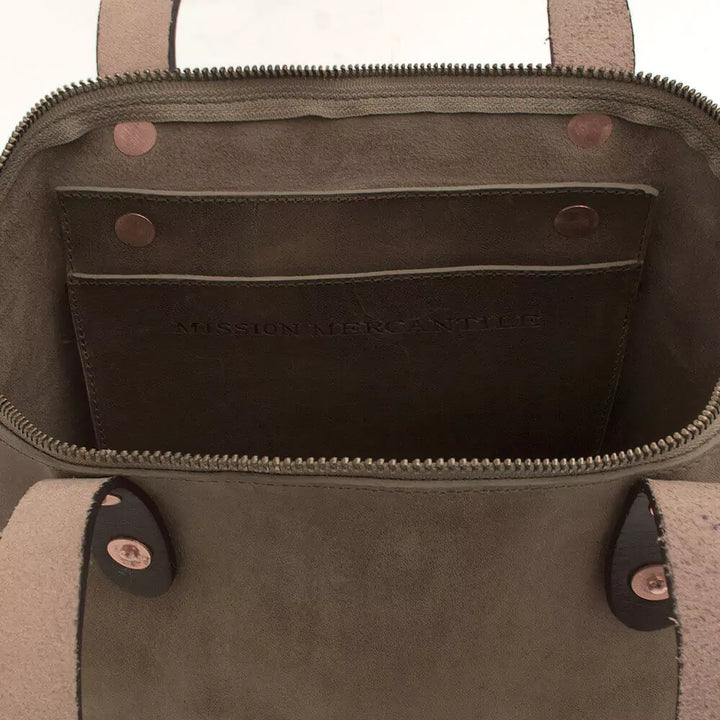 Eden SMALL Leather Tote Bag - Zippered