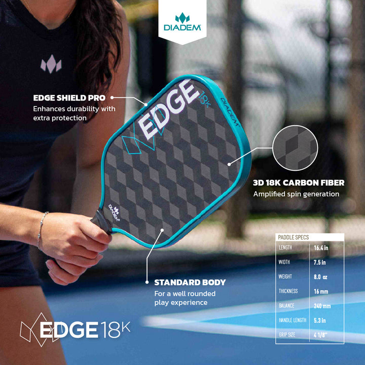 Diadem Sports Edge 18K Pickleball Paddle