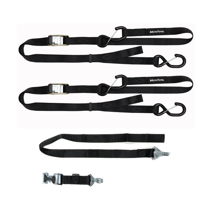 MotoTote Mini Electric Bike Rack & Tie Downs Bundle