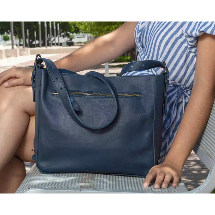 Ellington Leather Hobo w/ Zippered Pouch