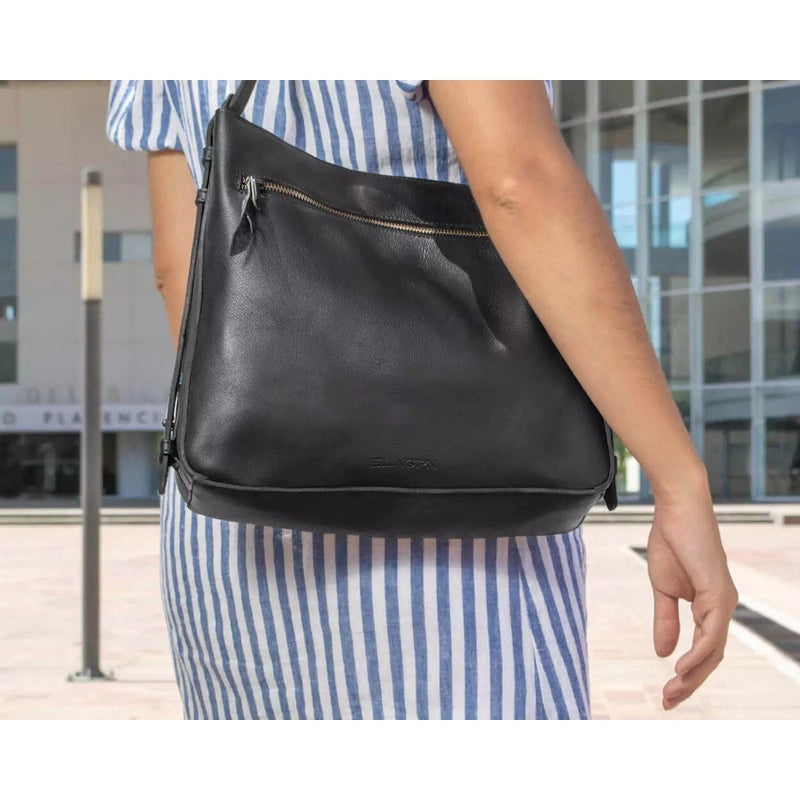 Ellington Leather Hobo w/ Zippered Pouch