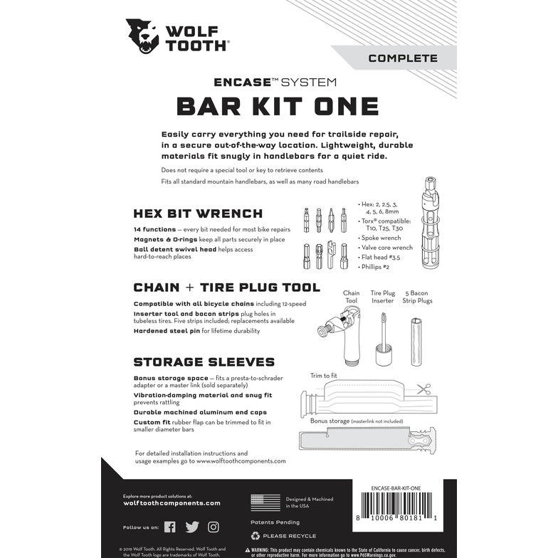 Wolf Tooth Components EnCase System Bar Kit One