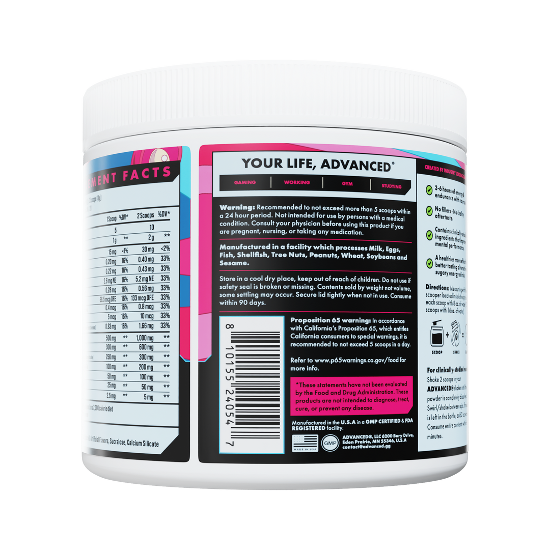 ADVANCED Cherry Ice Drink Mix