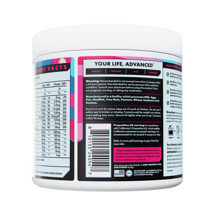 ADVANCED Cherry Ice Drink Mix