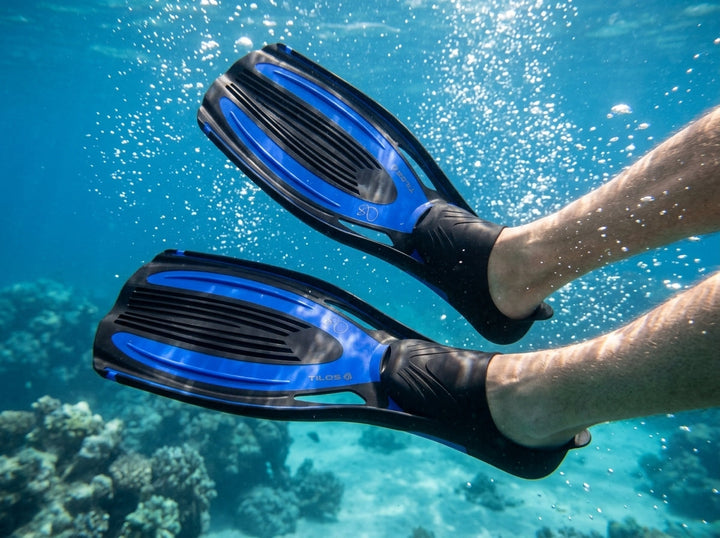 Saber Full Foot Fins for Diving - Efficient Swim Gear