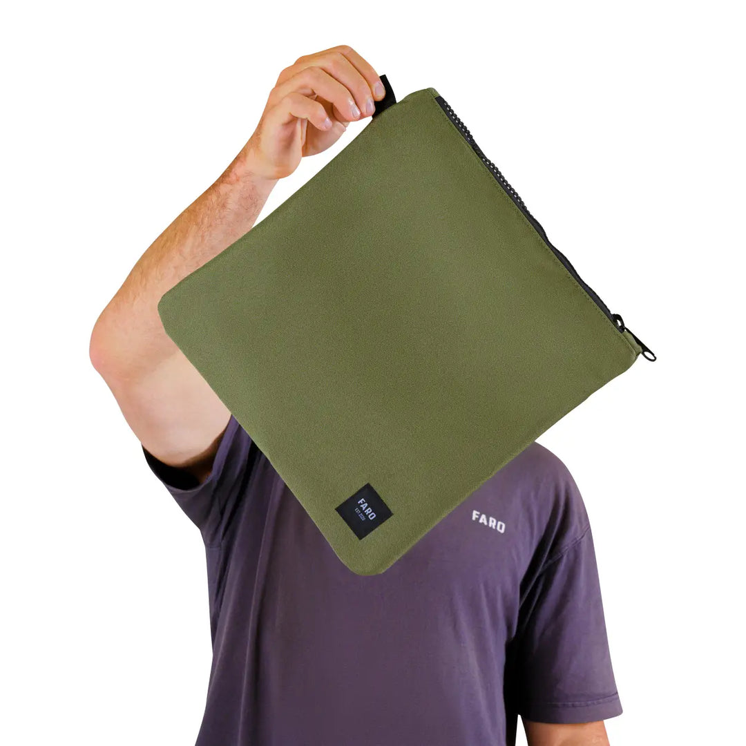 Surfboard Fin Wallet - Olive Drab