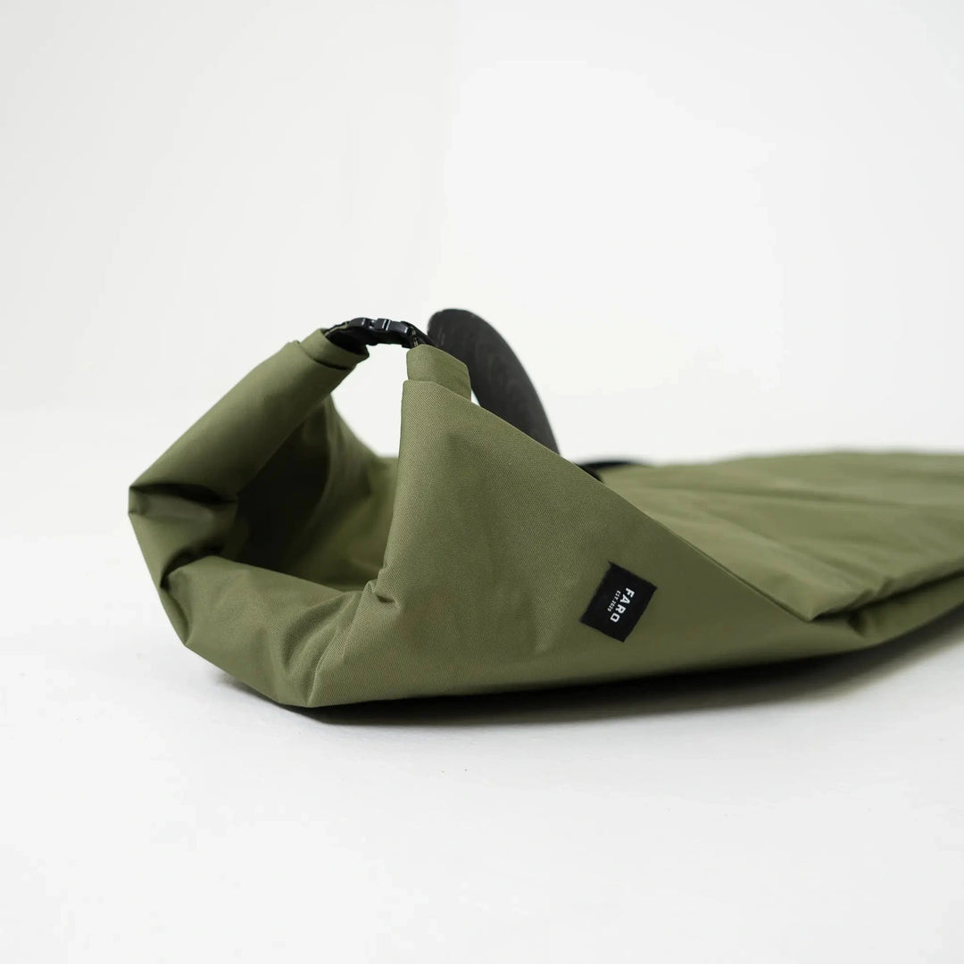 Olive Drab Canvas Surfboard Bag