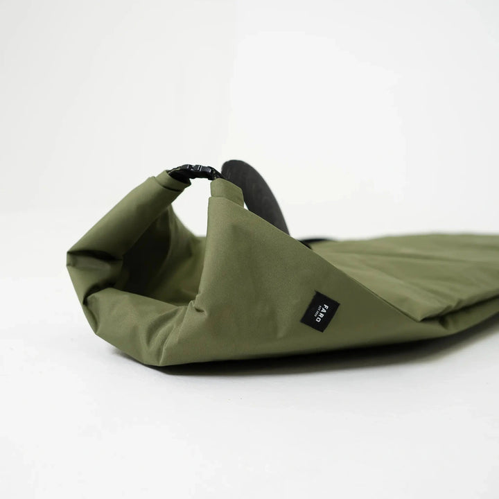 Olive Drab Canvas Surfboard Bag