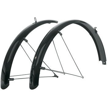 SKS B69 Bluemels Full Coverage Fender Set - 69mm, 27.5/29/700 x 2.5, Black