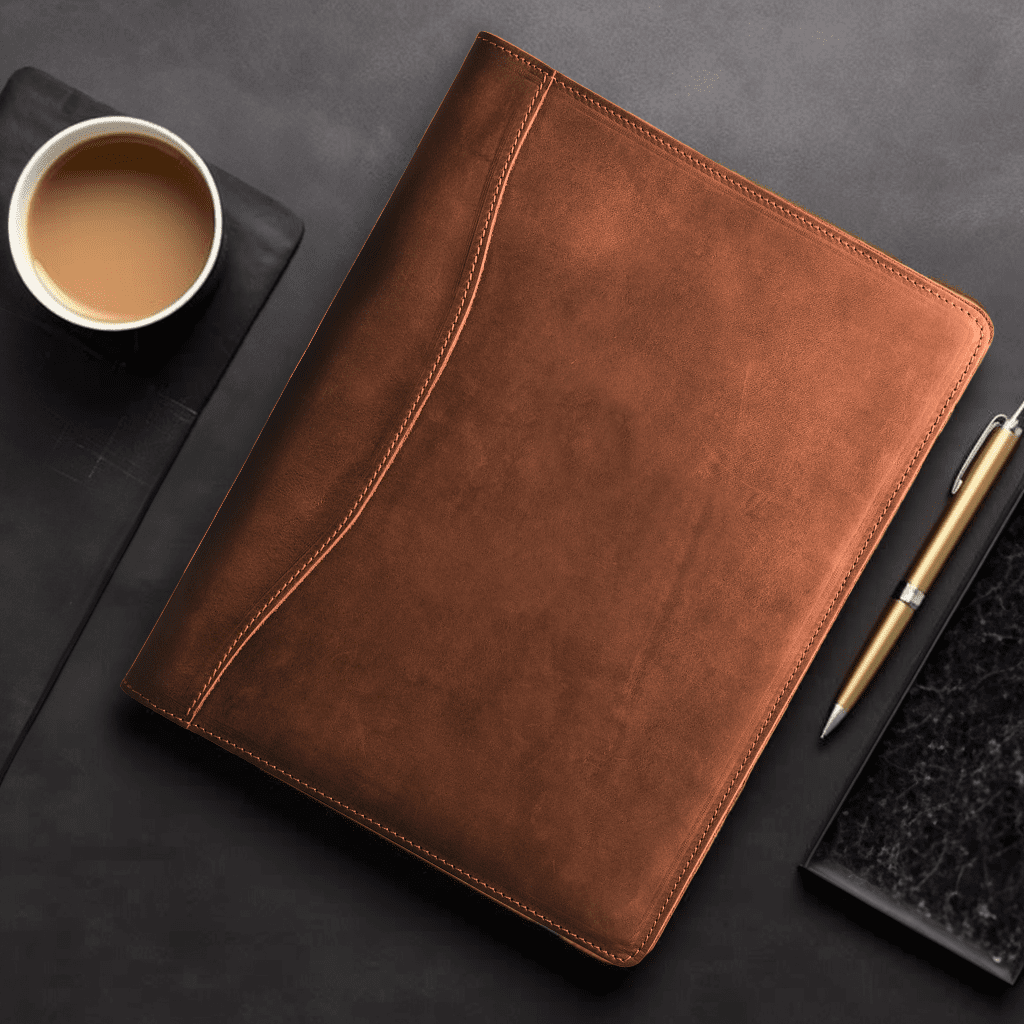 Falit Leather Folio | Handmade Leather Padfolio