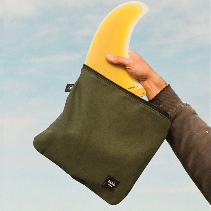 Surfboard Fin Wallet - Olive Drab