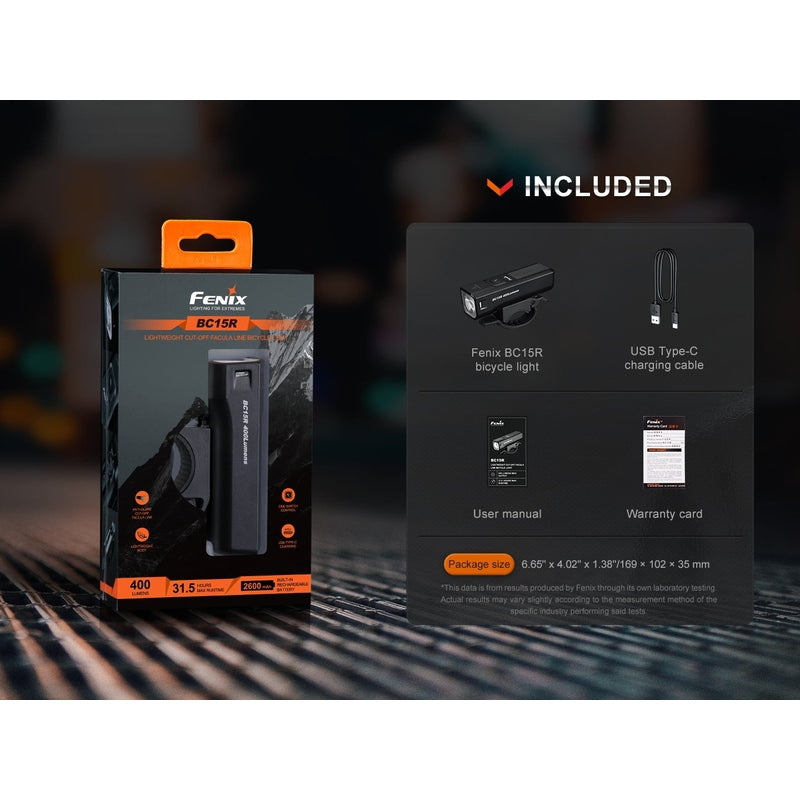 Fenix BC15R Lightweight Rechargeable Bicycle Light