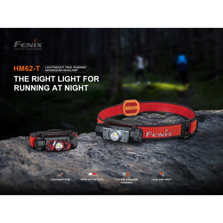 Fenix HM62-T Lightweight Trail Running Headlamp